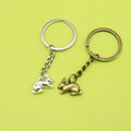 Metal Minimalist Rabbit Keychain Cute Bag Charm Gift view 1