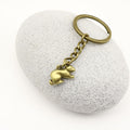 Metal Minimalist Rabbit Keychain Cute Bag Charm Gift view 3