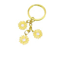 Zinc Alloy Minimalist Flower Keychain For Bag Charm view 5