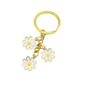 Metal Daisy Keychain Fresh Floral Handbag Charm Gift view 5