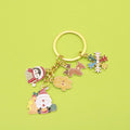 Zinc Alloy Christmas Santa Tree Snowflake Keychain Holiday Gift view 1