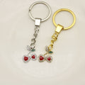 Metal Cherry Keychain Key Ring Bag Charm Gift view 3