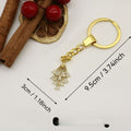 Metal Rhinestone Streamline Keychain Sparkle Bag Charm Gift view 2