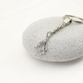 Metal Rhinestone Streamline Keychain Sparkle Bag Charm Gift view 4