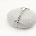 Zinc Alloy Rhinestone Airplane Keychain Bag Charm Gift view 4
