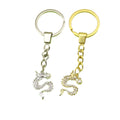 Zinc Alloy Dragon Minimalist Keychain Bag Charm Gift view 5