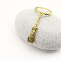Metal Rabbit Keychain Bag Charm Gift view 4