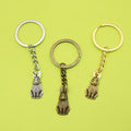 Metal Rabbit Keychain Bag Charm Gift view 1