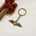 Zinc Alloy Heart Wings Keychain For Bag Charm Gift view 6