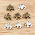 13x12mm Alloy Elephant Mini Pendant Charm For DIY Necklace Bracelet Jewelry Accessories view 4