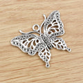 Alloy Butterfly Pendant Charm For DIY Necklace And Bracelet Jewelry Accessories, 60x48mm view 4