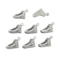 Alloy Shoe Pendant Charm For DIY Necklace And Bracelet Jewelry Accessories, 12x17mm view 5
