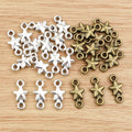 Alloy Double Loop Five Point Star Mini Star Pendant 15x7mm DIY Necklace Bracelet Charm view 1