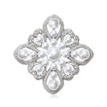 Alloy Pearl Baroque Hollow Brooch For Bridal Dress Accessories view 2