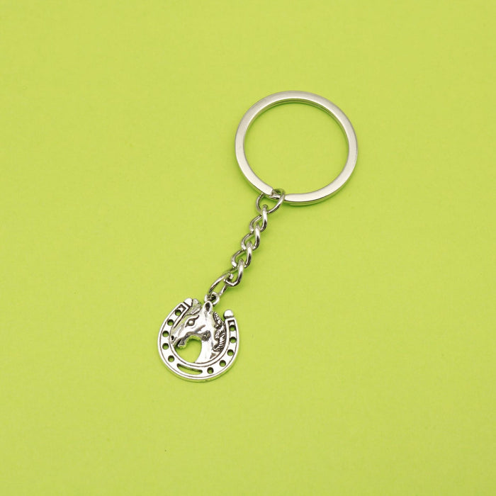 Zinc Alloy Minimalist Horseshoe Keychain Lucky Gift