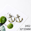 Antique Bronze Anchor Alloy Charm Assortment in Ten Designs view 7