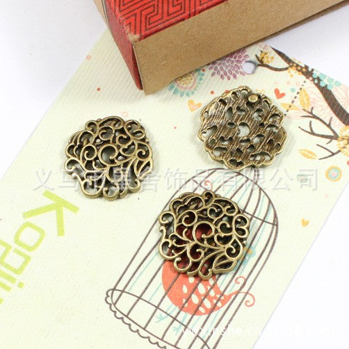 19mm Alloy Vine Charm Pendant for Bracelets and Necklaces