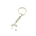 Zinc Alloy Leaf Keychain For Bag Charm Gift view 5
