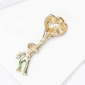 Cute Enamel Alloy Frog Hot Air Balloon Brooch Lapel Pin view 4