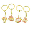 Thanksgiving Turkey Pumpkin Maple Leaf Drop Earrings – Gold view 5