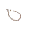 Light Luxury Rhinestone Rose Faux Pearl Geometric Bangle For Women view 5