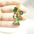 Zinc Alloy Enamel Christmas Character Keychain For Holiday Gift view 4