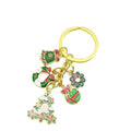 Zinc Alloy Enamel Christmas Character Keychain For Holiday Gift view 5