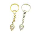 Metal Simple Teardrop Keychain For Bag Charm Gift view 5