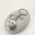 Metal Sand Dollar Keychain Ocean Souvenir Gift view 4