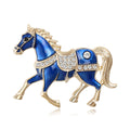 Alloy Enamel Horse Brooch Pin For Suits Coats And Fashion Accessories view 2