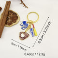 Zinc Alloy Baseball Sneaker Glove Keychain Sports Gift view 2