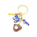 Zinc Alloy Baseball Sneaker Glove Keychain Sports Gift view 5