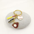 Gold Zinc Alloy Ice Hockey Jewelry Findings Accessories for DIY Jewelry Making view 4
