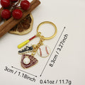 Gold Zinc Alloy Ice Hockey Jewelry Findings Accessories for DIY Jewelry Making view 2