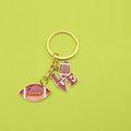 Metal Basketball Hoop Sports Keychain Fan Souvenir Gift view 1