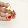 Metal Basketball Hoop Sports Keychain Fan Souvenir Gift view 3