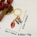 Metal Sports Ball Keychain Backpack Bag Charm Gift view 2