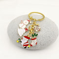 Metal Christmas Santa Bell Keychain Gift view 4