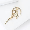 Alloy Rhythmic Gymnast Girl Brooch Pin For Suit And Apparel Decoration view 4