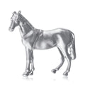 Smooth Alloy Horse Brooch Pin For Personalized Apparel Accessories view 2