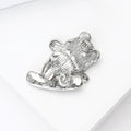 Cute Alloy Enamel Skateboarding Panda Brooch Pin For Coat Decoration view 4