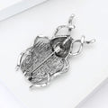 Alloy Abalone Shell Beetle Brooch Pin For Apparel view 4