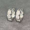 Simple Four Prong Setting Earrings For Women, Daily Matching Style Fashion Jewelry view 2