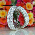 Direct Hollow Micro Paved Zircon Ear Cuff For Women, Chic Niche Fashion Jewelry Earrings view 4