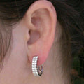 Direct Hollow Micro Paved Zircon Ear Cuff For Women, Chic Niche Fashion Jewelry Earrings view 3