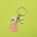 Metal Basketball Hoop Keychain Gift view 1