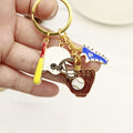 Zinc Alloy Baseball Glove And Shoe Keychain For Crossbody Bag Charm view 3