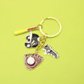Zinc Alloy Enamel Baseball Sneaker Glove Keychain For Sports Gift view 1