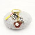 Zinc Alloy Enamel Baseball Sneaker Glove Keychain For Sports Gift view 4