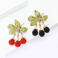 Alloy Enamel Blackberry Fruit Pendant Brooch For Suit Decoration view 3